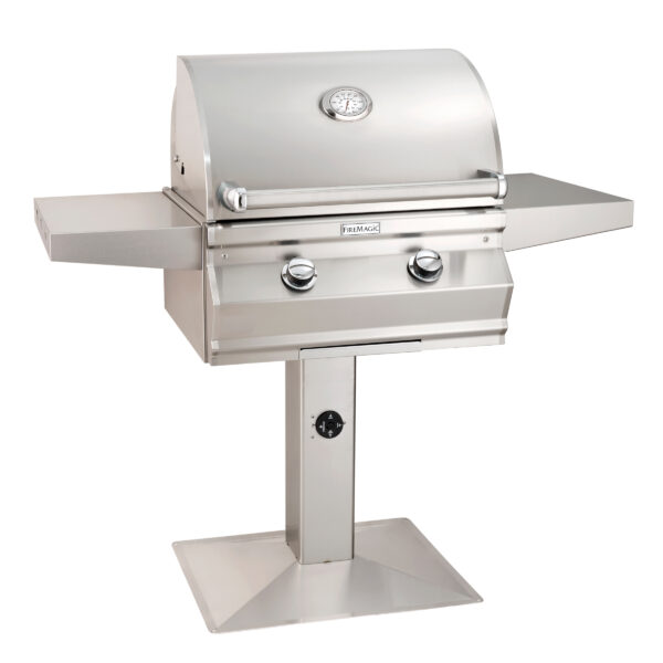 Fire Magic - Choice C430s Patio Post Mount Grill - Fire Magic