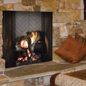 Majestic Ashland Wood-Burning Fireplace - Majestic Wood Fireplace