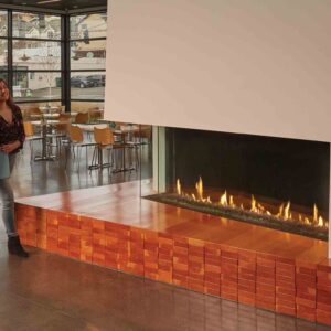 DaVinci Collection - Corner Gas Fireplace - DaVinci Gas Fireplace & Outdoor Fire