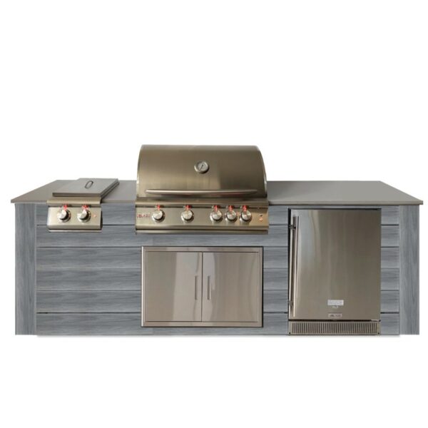 Pro-Fit - 8-Foot Outdoor Kitchen Anchor Grey / Grigio Cemento - Pro-Fit