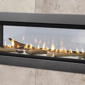 Majestic Echelon II See-Through Direct Vent Gas Fireplace - Majestic Gas Fireplace