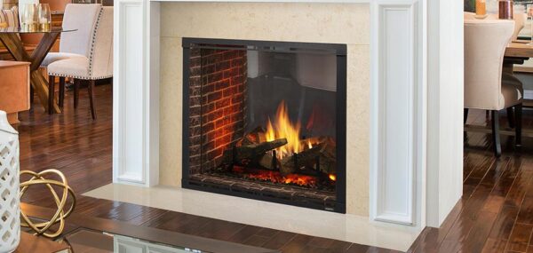 Majestic Marquis II See-Through Direct Vent Gas Fireplace - Majestic Gas Fireplace