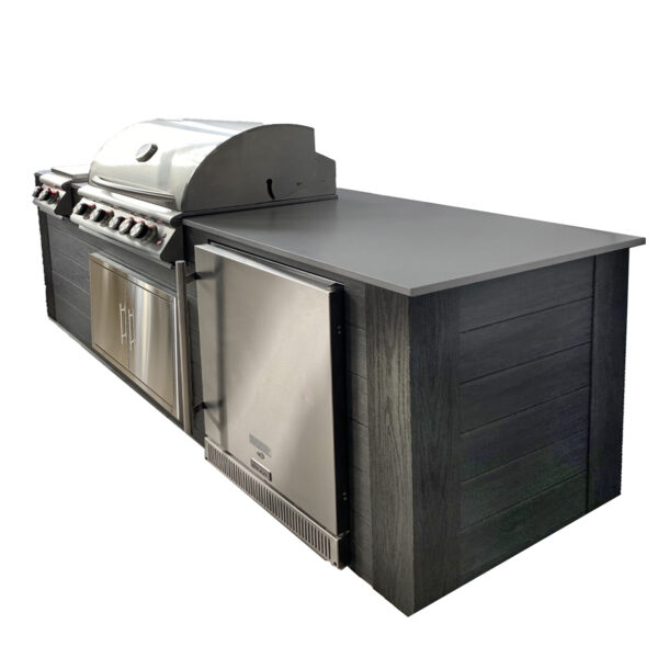 Pro-Fit - 8-Foot Outdoor Kitchen Charcoal / Grigio Cemento - Pro-Fit