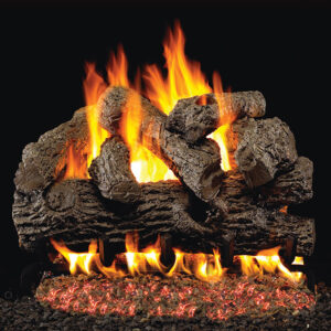 Peterson - Royal English Oak - Real Fyre Gas Log Set & Burner