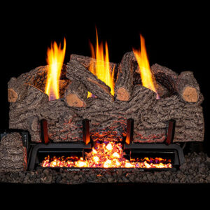 Peterson - Gnarled Oak - Real Fyre Gas Log Set & Burner