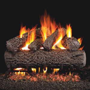 Peterson - Post Oak - Real Fyre Gas Log Set & Burner