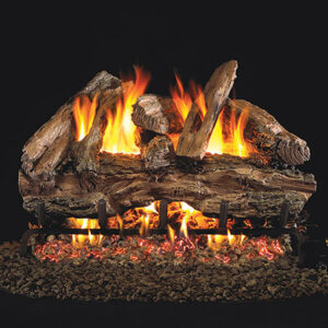 Peterson - Red Oak - Real Fyre Gas Log Set & Burner