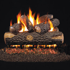 Peterson - Woodland Oak - Real Fyre Gas Log Set & Burner