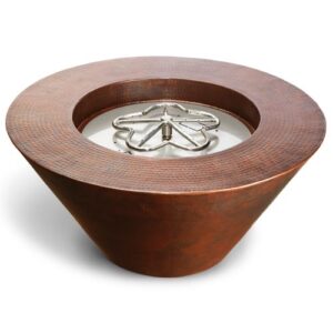 Copper Bowl Series Hammered Mesa Model - Bowl