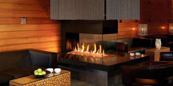 DaVinci Collection - Pier Linear Gas Fireplace - DaVinci Gas Fireplace & Outdoor Fire