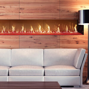 DaVinci Collection - Single-Sided Linear Gas Fireplace - DaVinci Gas Fireplace & Outdoor Fire