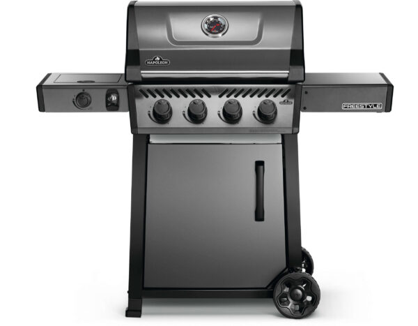 Napoleon - Freestyle 425 Propane Gas Grill with Range Side Burner, Graphite Grey