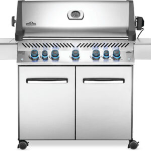 Napoleon - Prestige® 665 Propane Gas Grill with Infrared Side and Rear Burners, Stainless Steel