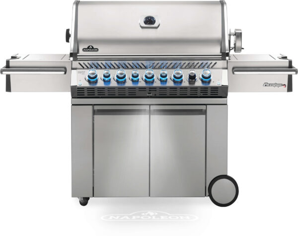 Napoleon - Prestige PRO™ 665 Propane Gas Grill with Infrared Rear and Side Burners, Stainless Steel