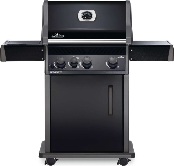 Napoleon - Rogue® XT 425 Natural Gas Grill with Infrared Side Burner, Black