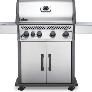 Napoleon - Rogue® XT 525 Natural Gas Grill with Infrared Side Burner, Stainless Steel