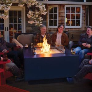 Fire Garden - Chat Table - Fire Garden Gas Linear & Rectangle Fire Pit & Fire Table